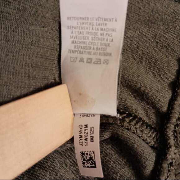 Aerie Olive Green Corduroy Crop Bomber Jacket Women’s Size XS EUC - Picture 7 of 14